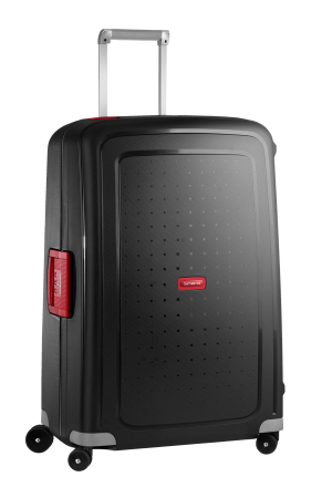 Valise 4 roues S’Cure 75 cm-Black / Crimson Red