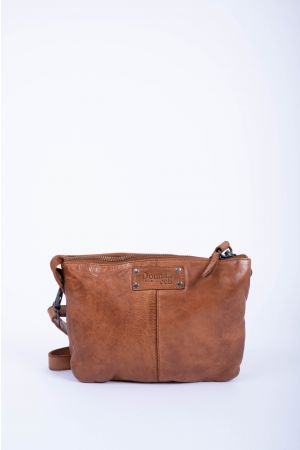 Sac besace Vintage Cuir-Camel