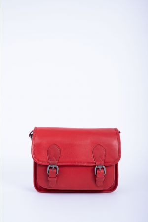 Sacoche cartable rabat cuir