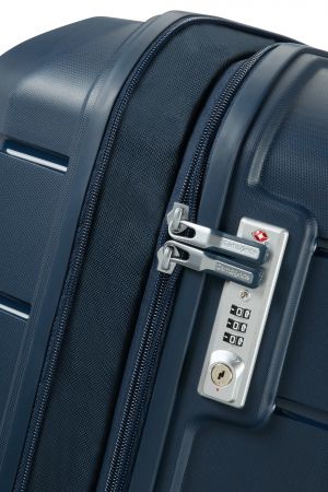 Valise 4 roues Extensible 68 cm-Bleu